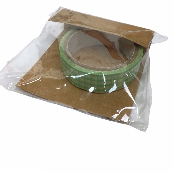 Christmas Plaid Dots Stationery Set Notepad Sticky Notes Page Flags Washi Tape - Picture 5 of 5